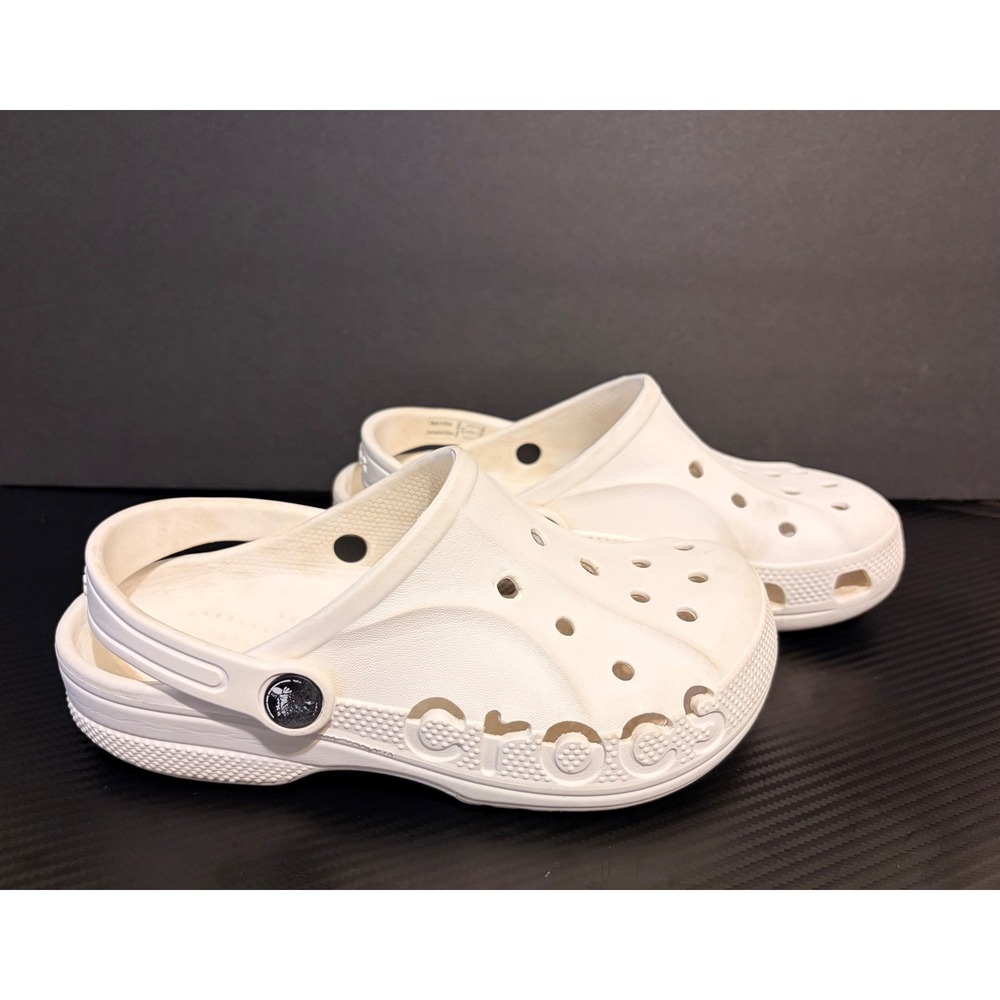 Crocs Kids Clog White Size J2 Girls